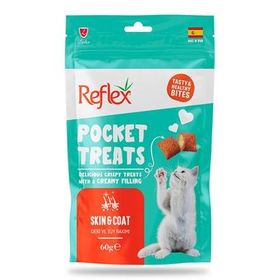 Reflex Pocket Treats Skin and Coat 60 gr Kedi Ödül Maması