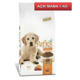 Reflex Puppy Biftekli 1 kg Yavru Açık Köpek Maması