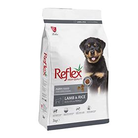 Reflex Puppy Dog Lamb & Rıce 27/16 3 kg Kuzu Etli & Pirinçli Yavru Köpek Maması