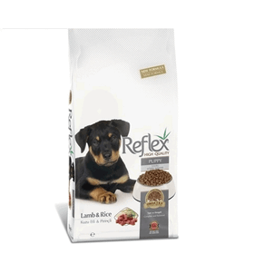 Reflex Puppy Kuzu Etli ve Pirinçli 1 kg Açık Yavru Köpek Maması