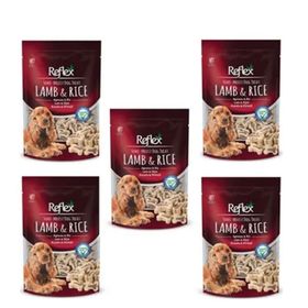 Reflex Semi 5x150 gr Moist Kuzulu Pirinçli Köpek Ödül Maması