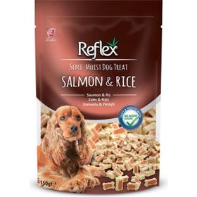 Reflex Semi Moist 150 gr Somon Pirinç Kalpli Mix Köpek Ödülü