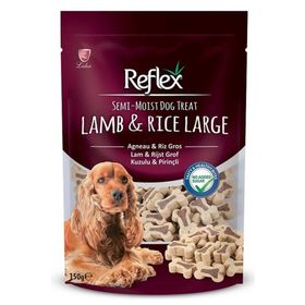 Reflex Semi-Moist Kuzulu Pirinçli 150 gr Large Köpek Ödülü