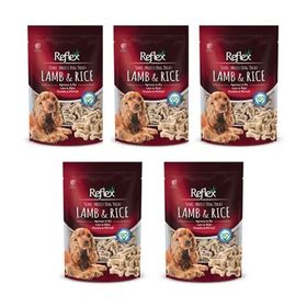 Reflex Semi Moist Kuzulu ve Pirinçli Yarı Yumuşak 5x150 gr Köpek Ödül Maması