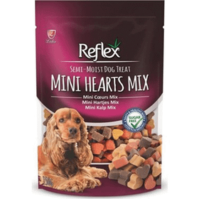 Reflex Semi Moist Mini Kalp Mix 150 gr Köpek Ödülü