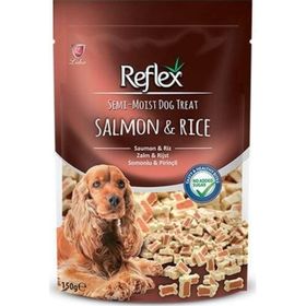 Reflex Semi Moist Somon ve Pirinç Kalpli 150 gr Köpek Ödül Maması