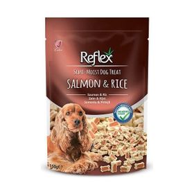 Reflex Semi Moist Somon ve Pirinç Kalpli 150 gr Köpek Ödül Maması