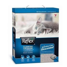 Reflex Sensitive Unscented 2X10 lt Kokusuz Topaklanan Kedi Kumu