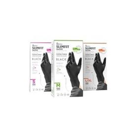 Reflex Siyah L-Xl Beden Yeni Nesil Teknoloji 100'lü Paket Slim Fit Pudrasız Eldiven