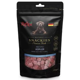 Reflex Snackies Keçi Etli Küpler 170 gr Köpek Ödülü