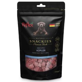 Reflex Snackies Keçi Etli Küpler 170 gr Köpek Ödülü