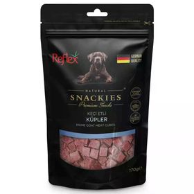 Reflex Snackies Keçi Etli Küpler 170 gr Köpek Ödülü