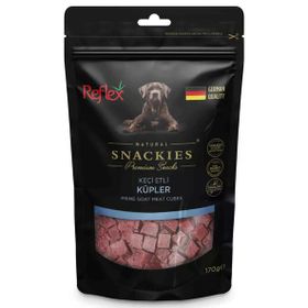 Reflex Snackies Keçi Etli Küpler 170 gr Köpek Ödülü