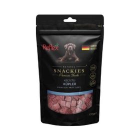 Reflex Snackies Natural Keçi Etli Küpler Tahılsız 170 gr Köpek Ödül Maması