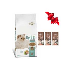 Reflex Somonlu Kısırlaştırılmış 15 kg Kedi Maması+ 3 Adet Somonlu Stick Ödül