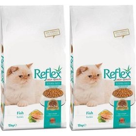 Reflex Sterilised Balıklı Kısırlaştırılmış 2x15 Kg Kedi Maması
