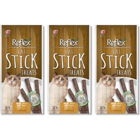 Reflex Tahılsız Dana Etli Stick Kedi Ödül Maması 3 x 5 gr x 6 Adet