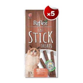 Reflex Tahılsız Somonlu Stick Kedi Ödül Maması 3 x 5 gr x 3 Adet