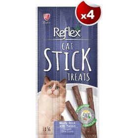 Reflex Tahılsız Tavşanlı Stick Kedi Ödül Maması 3 x 5 gr x 3 Adet