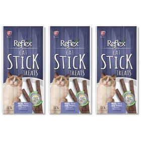 Reflex Tahılsız Tavşanlı Stick Kedi Ödül Maması 3 x 5 gr x 3 Adet