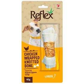 Reflex Tavuk Etli Düğümlü 40 gr Kemik Köpek Ödül Maması