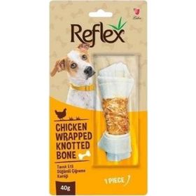 Reflex Tavuk Etli Düğümlü Çiğneme Kemiği 40 gr Köpek Ödülü