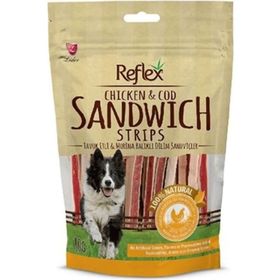Reflex Tavuk Etli ve Morina Balıklı Dilim Sandviçler 80 gr Köpek Ödülü