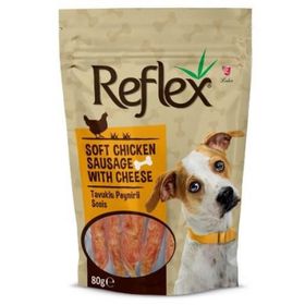 Reflex Tavuklu Peynirli Sosis 80 gr Köpek Ödülü