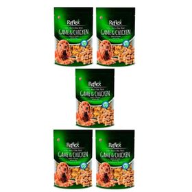 Reflex Tavuklu ve Av Hayvanlı Semi Moist 5x150 gr Köpek Ödül Maması