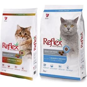Reflex Tavuklu ve Balıklı 2x2 kg Renkli Taneli Yetişkin Kedi Maması