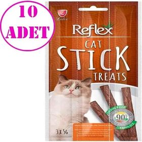 Reflex Tavuklu ve Ördekli 3x5 gr 10 Adet Kedi Ödül Maması