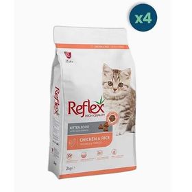 Reflex Tavuklu ve Pirinçli 4x2 kg Yavru Kedi Maması