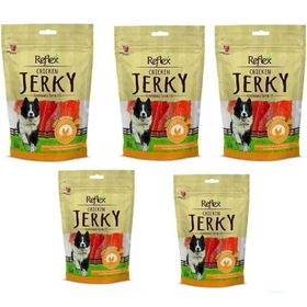 Reflex Tavuklu Yumuşak Dilim Kurutulmuş Et 5x80 gr Köpek Ödülü