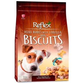 Reflex Vanilyalı Mini Kemik Yavru Bisküvi 350 gr Köpek Ödülü