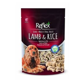 Reflex Yarı Yumuşak Köpek Ödül Maması Kuzulu&pirinçl 5x150 gr