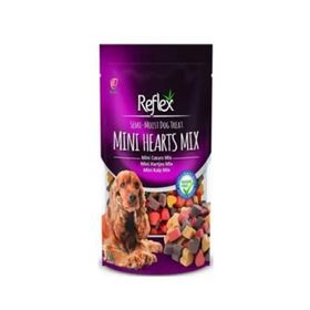 Reflex Yarı Yumuşak Mini Kalp Mix Köpek Ödül Maması 3x150 gr
