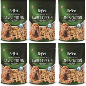 Reflex Yarı Yumuşak Ödül Maması Av Hayvanlı & Tavuklu 6x150 gr