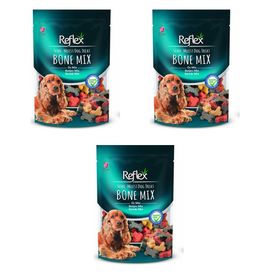 Reflex Yarı Yumuşak Ödül Maması Kemik Mix 3x150 gr