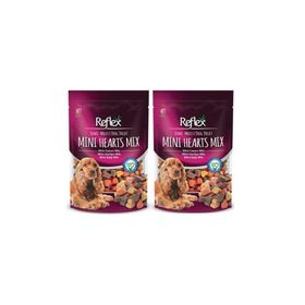 Reflex Yarı Yumuşak Ödül Maması Mini Kalp Mix 2x150 gr