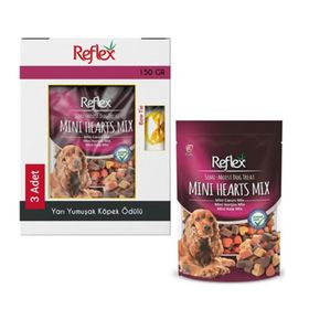 Reflex Yarı Yumuşak Ödül Maması Mini Kalp Mix 3x150 gr