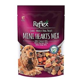 Reflex Yarı Yumuşak Ödül Maması Mini Kalp Mix 3x150 gr