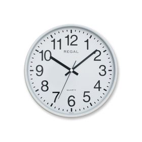 Regal 0252 WW Yuvarlak 26 Cm Beyaz Duvar Saati