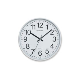 Regal 0252 WW Yuvarlak 26 Cm Beyaz Duvar Saati