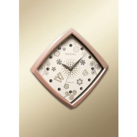 Regal 0434-PI Kelebek Desenli Duvar Saati
