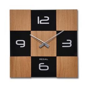 Regal 29081 EB Masif Ahsap/cam Kasa Duvar Saati