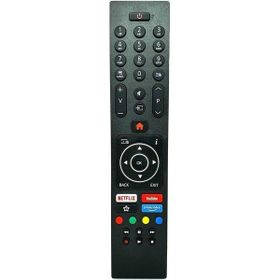 Regal 4K Smart Prime Video Tuşlu Siyah LED TV Kumandası