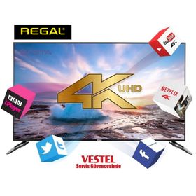 Regal 55R6020U 55" 4K Ultra HD Uydu Alıcılı Smart TV