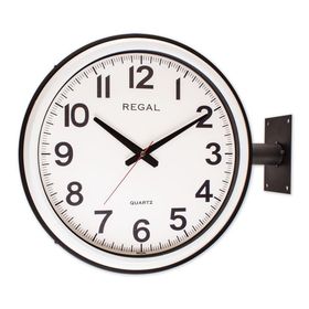 Regal 9106 CFTD Ultima Çift Taraflı Dış Mekan İstasyon Duvar Saati