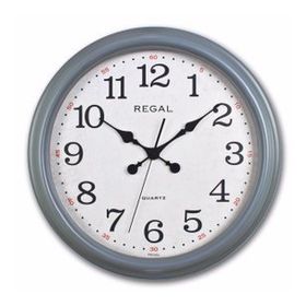 Regal 9108-D2 Gri Eskitme Büyük Boy Duvar Saati