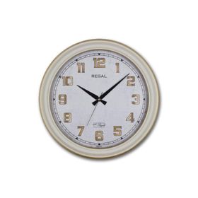 Regal 9108 W3 Beyaz Kasa Büyük Boy Duvar Saati